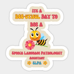 SLP, Speech Therapy, Speech language pathology, speech therapist, SLPA, Speech pathologist Sticker